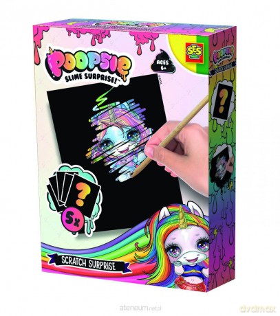 Kreatywna zabawa - Zdrapywanka Poopsie