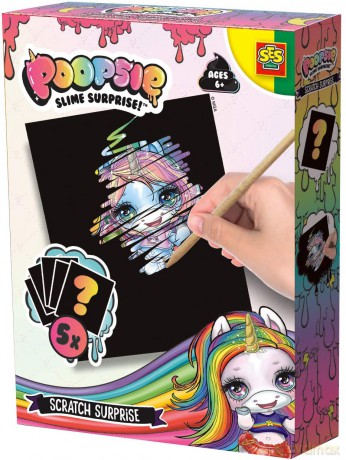 Kreatywna zabawa - Zdrapywanka Poopsie