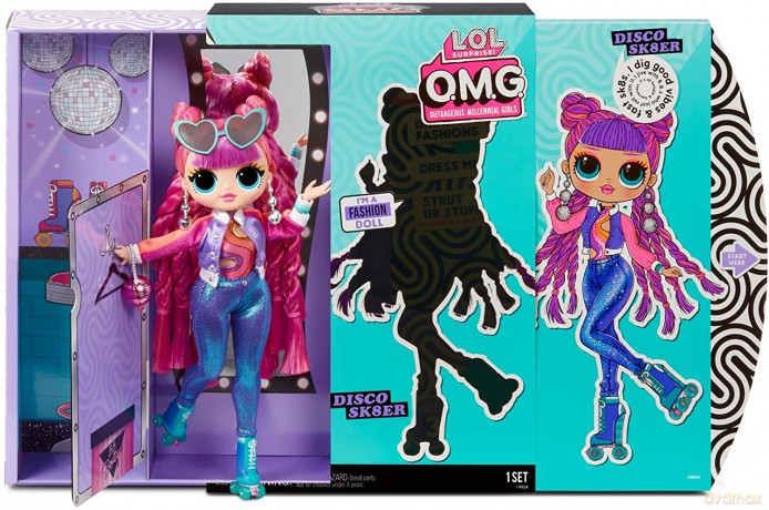LOL Surprise OMG Doll S3 Disco Sk8er