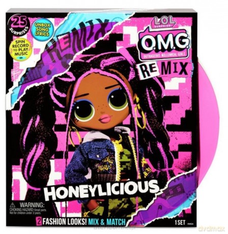 LOL Surprise OMG Series AA Doll Honey Bun (3 szt)