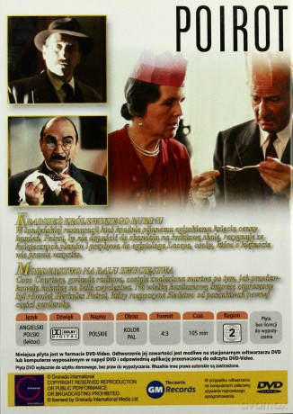 Wielcy Detektywi: Poirot 16: Kradzież królewskiego rubinu / Morderstwo na balu zwycięstwa [DVD]