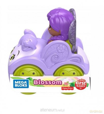 Mega Bloks Kwiatkowe wróżki w autku GKX84
