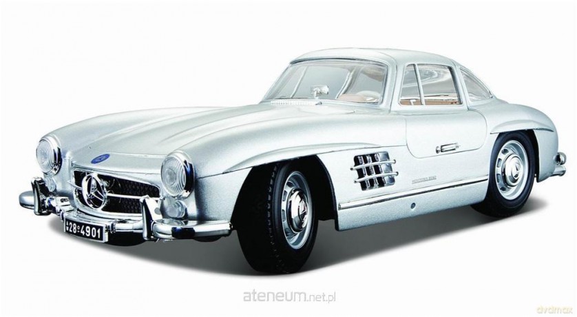 Mercedes-Benz 300 SL 1954 Silver 1:18