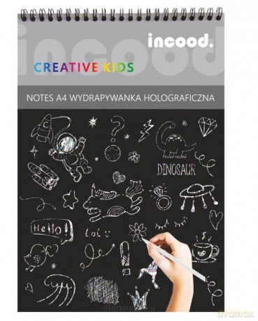 Notes wydrapywanka holograficzna A4