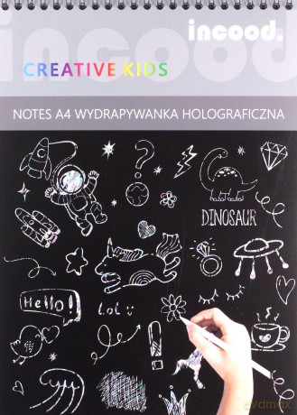 Notes wydrapywanka holograficzna A4