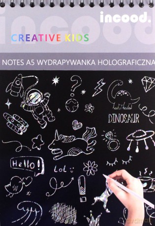 Notes wydrapywanka holograficzna A5