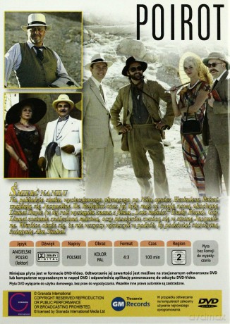 Wielcy Detektywi: Poirot 19: Śmierć na Nilu [DVD]