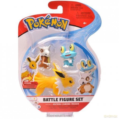 Pokemon Battle Jolteon + Cubone + Froakie [FIGURKA]