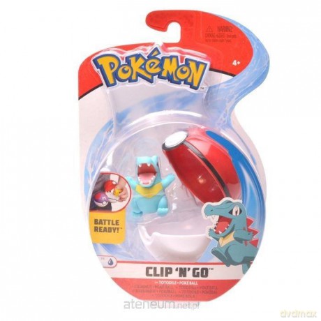 Pokemon Clip'N'Go Pokeball Totodile [FIGURKA]