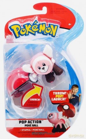 Pokemon Pop Action Poke Ball Stufful [FIGURKA]