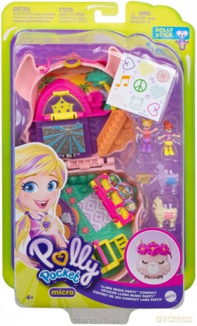 Polly Pocket. Llama Music Party Compact [FIGURKA]