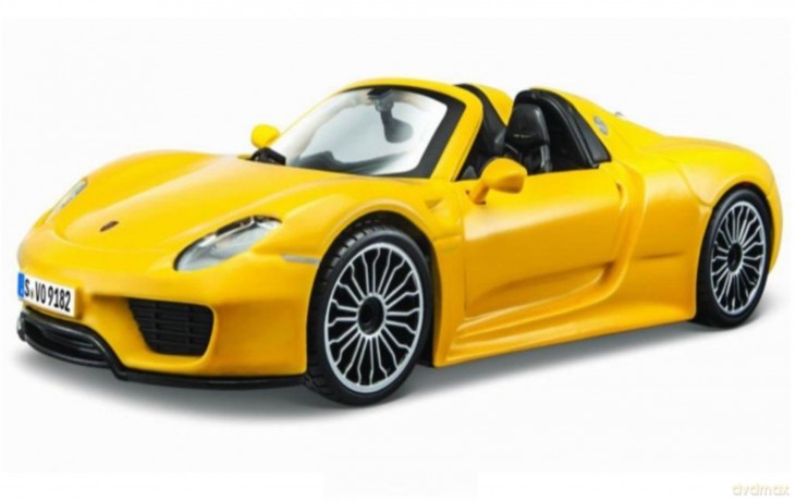Porsche 918 Spyder Yellow 1:24