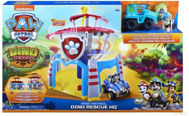 Psi Patrol Baza Psiego Patrolu Dino