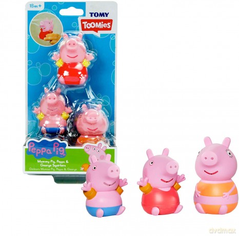 Świnka Peppa Figurki do wody z Świnką Mamą 3szt