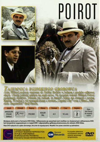 Wielcy Detektywi: Poirot 22: Tajemnica egipskiego grobowca [DVD]