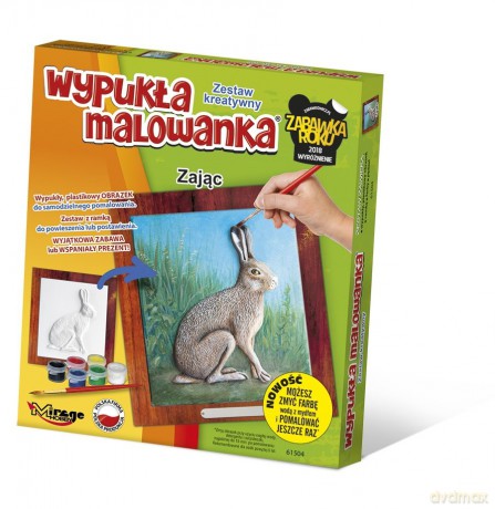 Wypukła malowanka Leśne - Zając