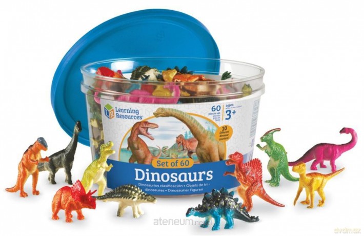 Zestaw 60szt-Dinozaury, Figurki do nauki liczenia