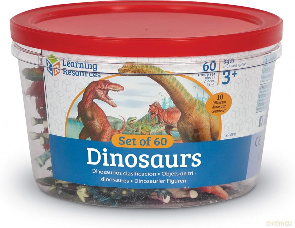 Zestaw 60szt-Dinozaury, Figurki do nauki liczenia