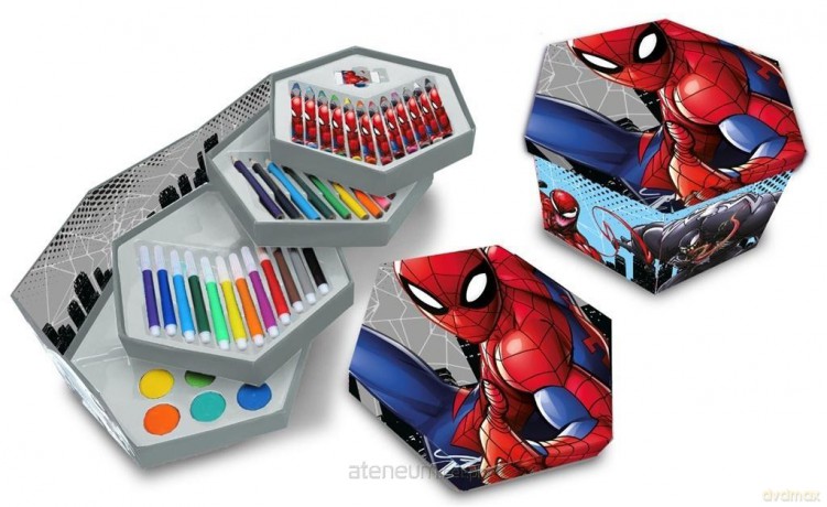 Zestaw heksagonalny 51 el. Spider Man