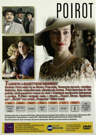 Wielcy Detektywi: Poirot 23: Tajemnica Błękitnego ekspresu [DVD]