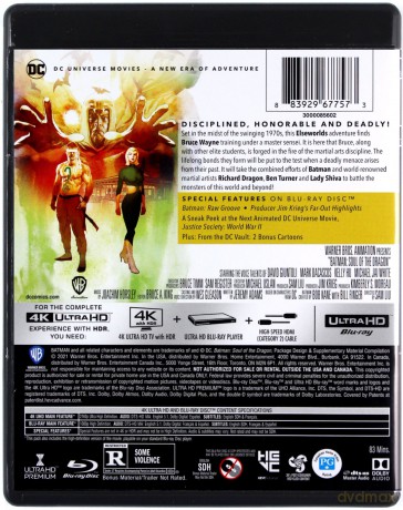 Batman: Soul of the Dragon [Blu-Ray 4K]+[Blu-Ray]