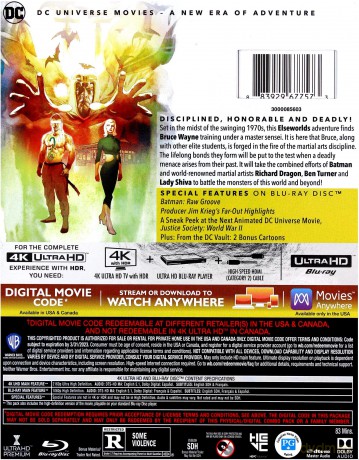 Batman: Soul of the Dragon [Blu-Ray 4K]+[Blu-Ray]