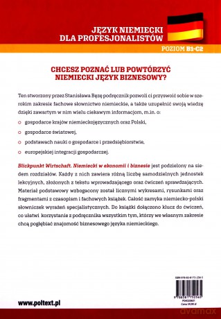 Blickpunkt Wirtschaft Niemiecki w ekonomii i biznesie - Stanisław Bęza [KSIĄŻKA]