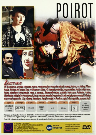 Wielcy Detektywi: Poirot 24: Żółty irys [DVD]