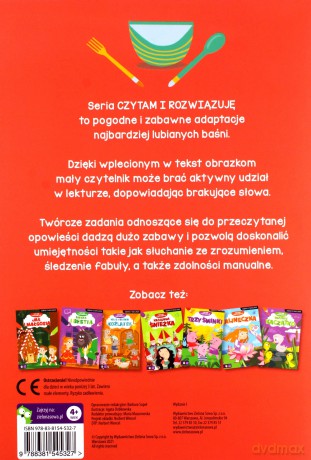 Czytam i rozwiązuję. Złotowłosa i trzy misie [KSIĄŻKA]