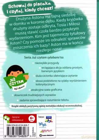 Już czytam sylabami. Drużyna Astona - Magda Malicka [KSIĄŻKA]