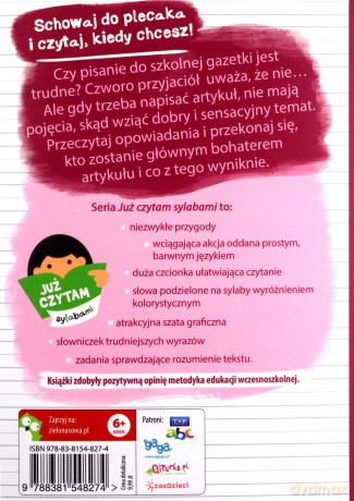 Już czytam sylabami. Gazetka szkolna - Magda Malicka [KSIĄŻKA]