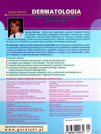 Dermatologia Podręcznik dla studentów kosmetologii - Danuta Nowicka [KSIĄŻKA]