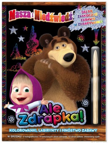 Masza i niedźwiedź. Ale zdrapka! [KSIĄŻKA]