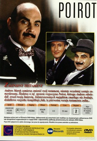 Wielcy Detektywi: Poirot 26: Zaginiony testament [DVD]
