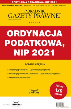 Ordynacja podatkowa NIP 2021 [KSIĄŻKA]