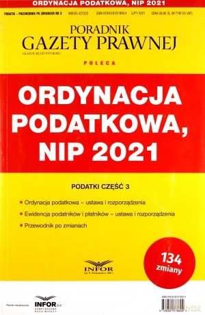Ordynacja podatkowa NIP 2021 [KSIĄŻKA]