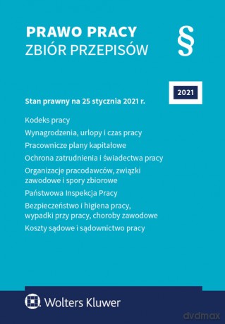 Prawo pracy Zbiór przepisów [KSIĄŻKA]
