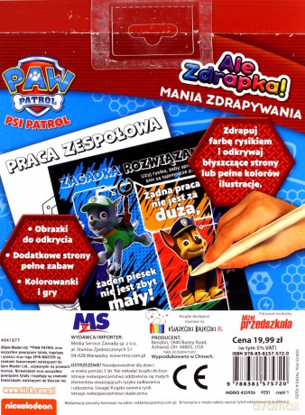 Psi Patrol. Ale zdrapka! [KSIĄŻKA]