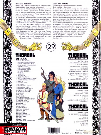 Thorgal Ofiara - Hamme Jean Van [KOMIKS]