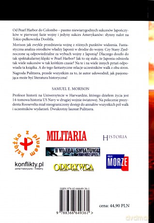 Wschodzące słońce na Pacyfiku - Samuel Eliot Morison [KSIĄŻKA]
