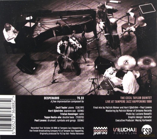 Cecil Taylor: Lifting The Bandstand [CD]