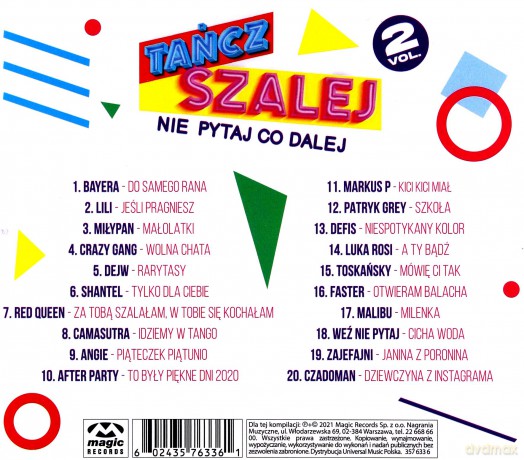 Tańcz I Szalej, Nie Pytaj Co Dalej Vol. 2 [CD]