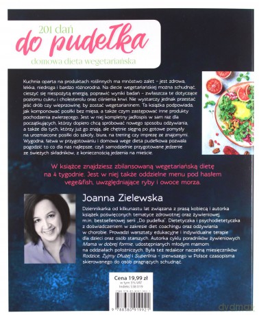 201 dań do pudełka domowa dieta wegetariańska - Joanna Zielewska [KSIĄŻKA]