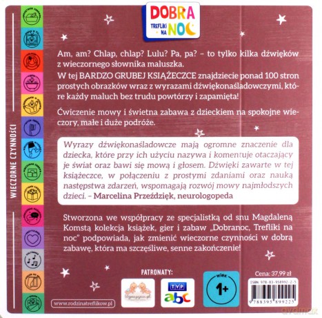 Idę lu-lu, to pa-pa! Wieczorny słownik malucha. Bobaski i miś. Dobranoc, Trefliki na noc. - Opracowanie zbiorowe [KSIĄŻKA]