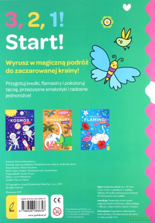 Jednorożce. Moja kolorowanka - Opracowanie zbiorowe [KSIĄŻKA]