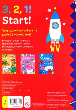 Kosmos. Moja kolorowanka - Opracowanie zbiorowe [KSIĄŻKA]