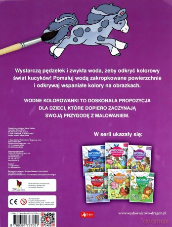 Kucyki. Wodna kolorowanka - Opracowanie zbiorowe [KSIĄŻKA]