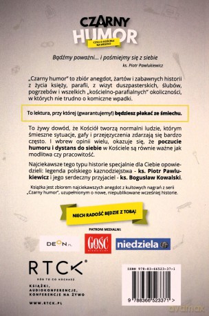 Czarny Humor Czyli o Kościele na wesoło - Piotr Pawlukiewicz, Bogusław Kowalski [KSIĄŻKA]