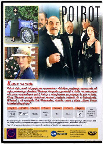 Wielcy Detektywi: Poirot 29: Karty na stół [DVD]