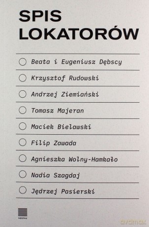 Spis lokatorów [KSIĄŻKA]